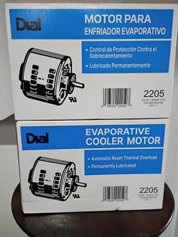 Evaporative cooler motor