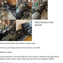 2001 Yamaha V Star 1100