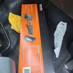 Ridgid Grinder With Battery 