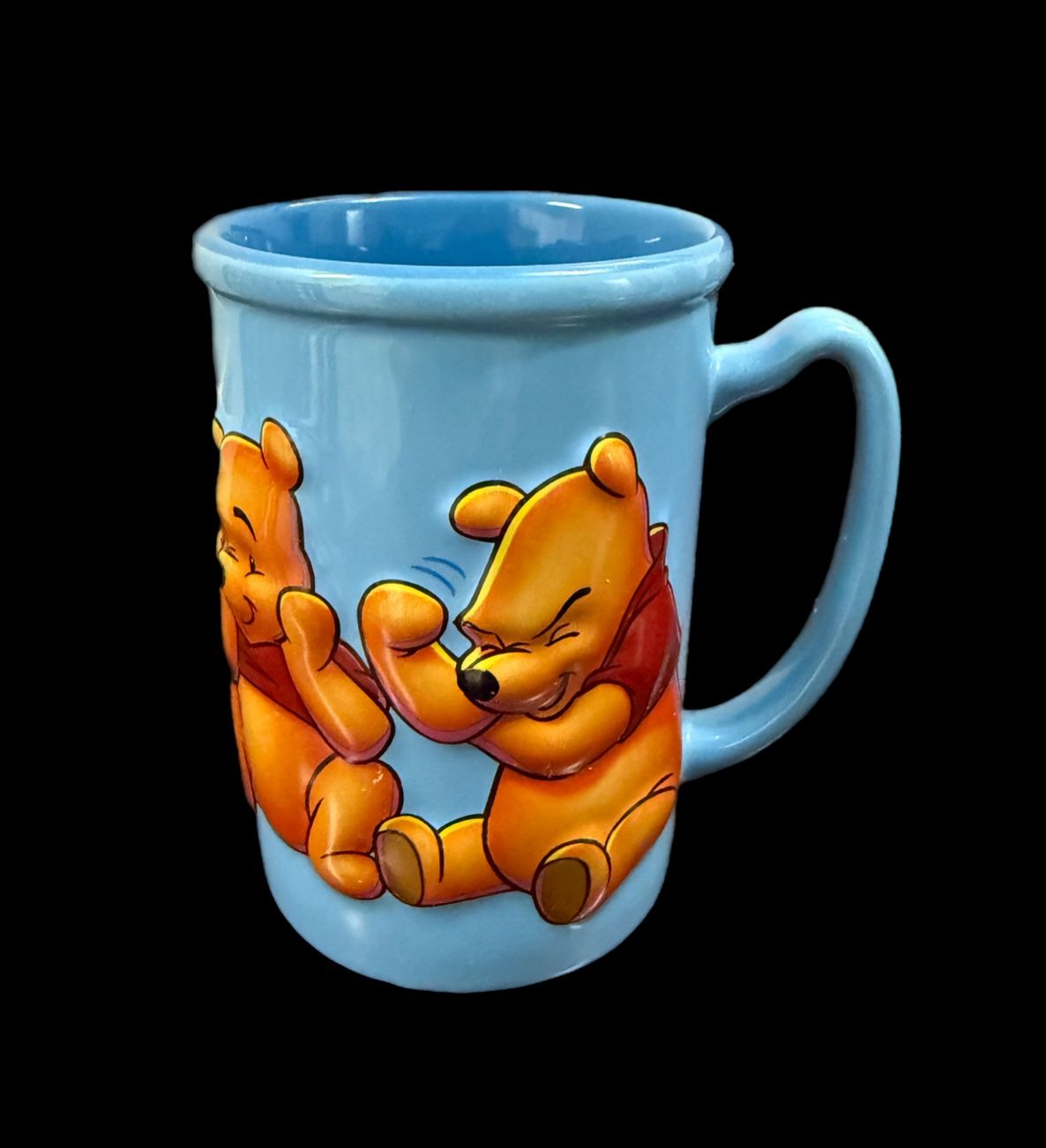 Winnie the Pooh Honey Pot 3D Disney Store World Coffee Mug Cup Embossed Hunny