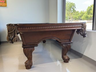 8ft Slate Pool Table 