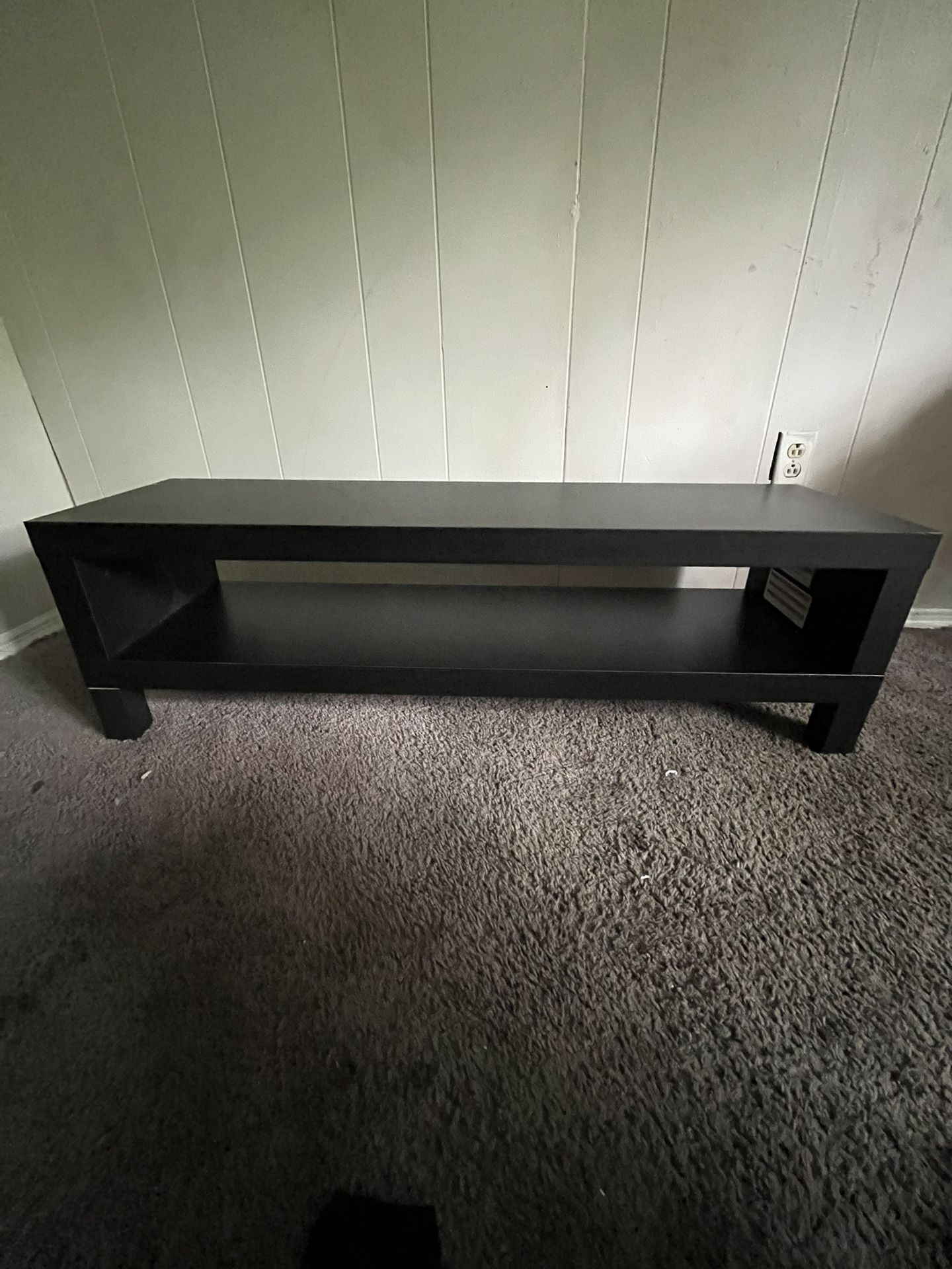 Wooden Black TV Stand