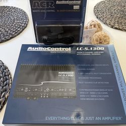 ~ “PRICE DROP” BRAND NEW AUDIOCONTROL 5 CHANNEL LC-5.1300 AMP W/ACR-1 BASS KNOB ~