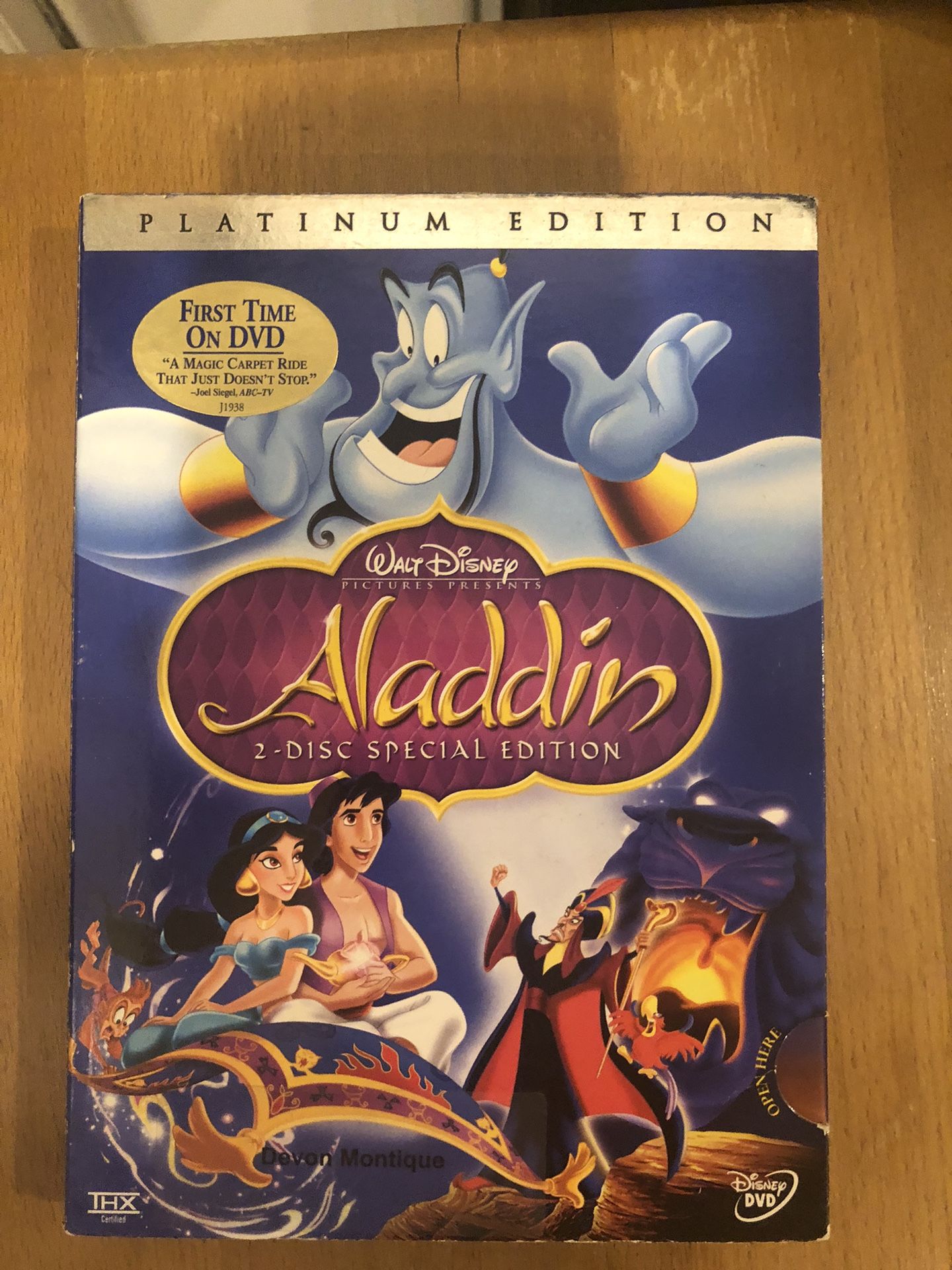 DVD Aladdin