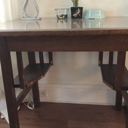 Shaker Style, Wood Desk. 36 Inches Wide x 30 Inches Deep x 29 Inches High