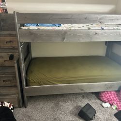 Twin Bunk Bed With Stair