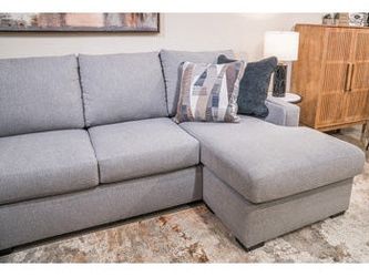 Lakepoint Nickel RAF Sofa Chaise