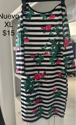 Vestido Floriado… abierto de la Espalda