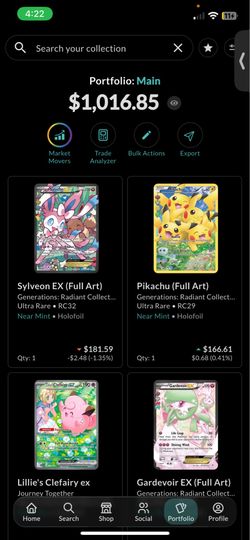 Pokémon collection