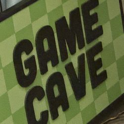 Game Cave Wall Sign Decore For Man Cave