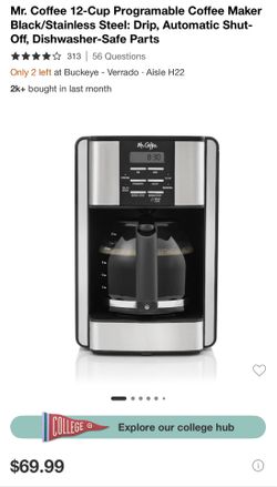 Mr. Coffee 12-Cup Programmable Coffee Maker