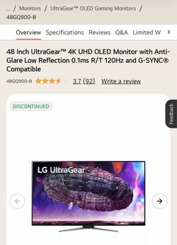 LG 48GQ900 OLED monitor