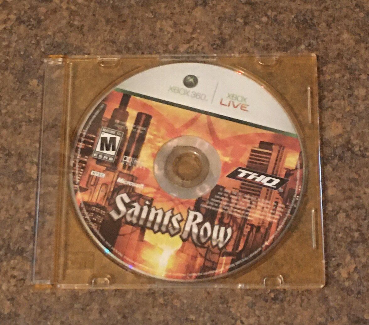 Microsoft XBOX 360 Saints Row Video Game