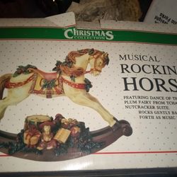 Christmas Collection Musical Rocking Horse