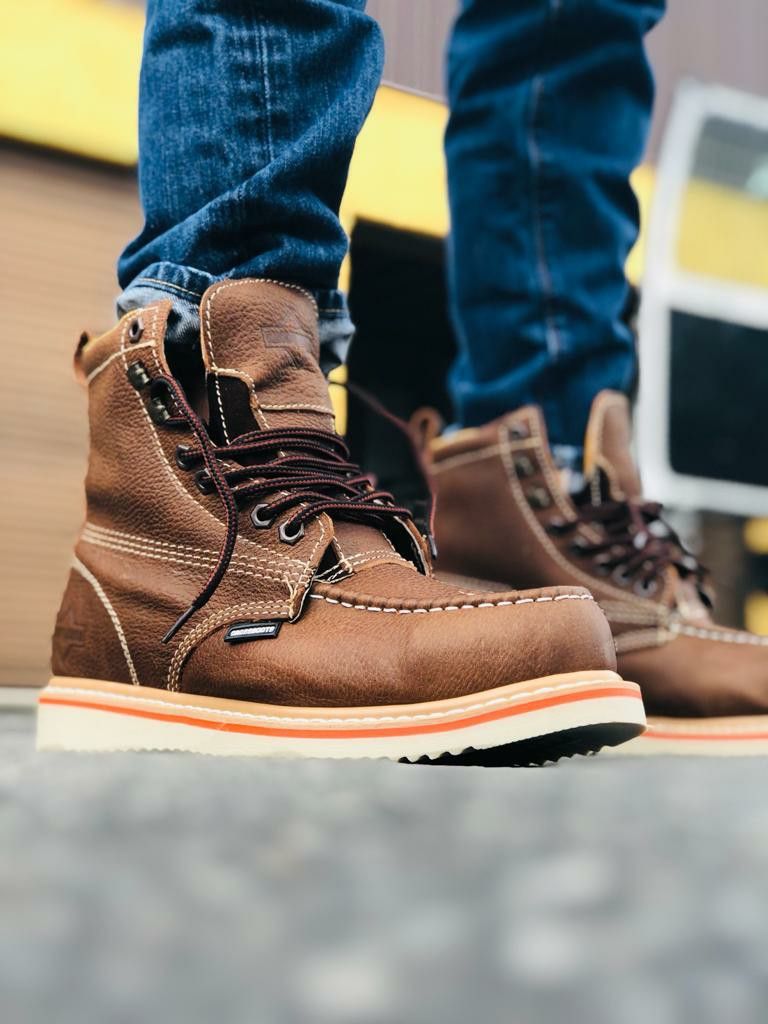 Botas de Piel De México Cómodas Para Trabajar