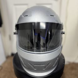 Typhoon SA2020 Snell Rated Helmet - Silver - Size (Medium) - $100
