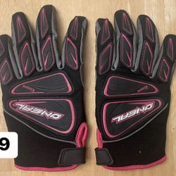 O'NEAL Racing WOMENS ELEMENT GLOVES BLACK PINK Gloves SIZE 9 Oneal