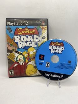 The Simpsons: Road Rage - Black Label - Sony Playstation 2 PS2 - No Manual