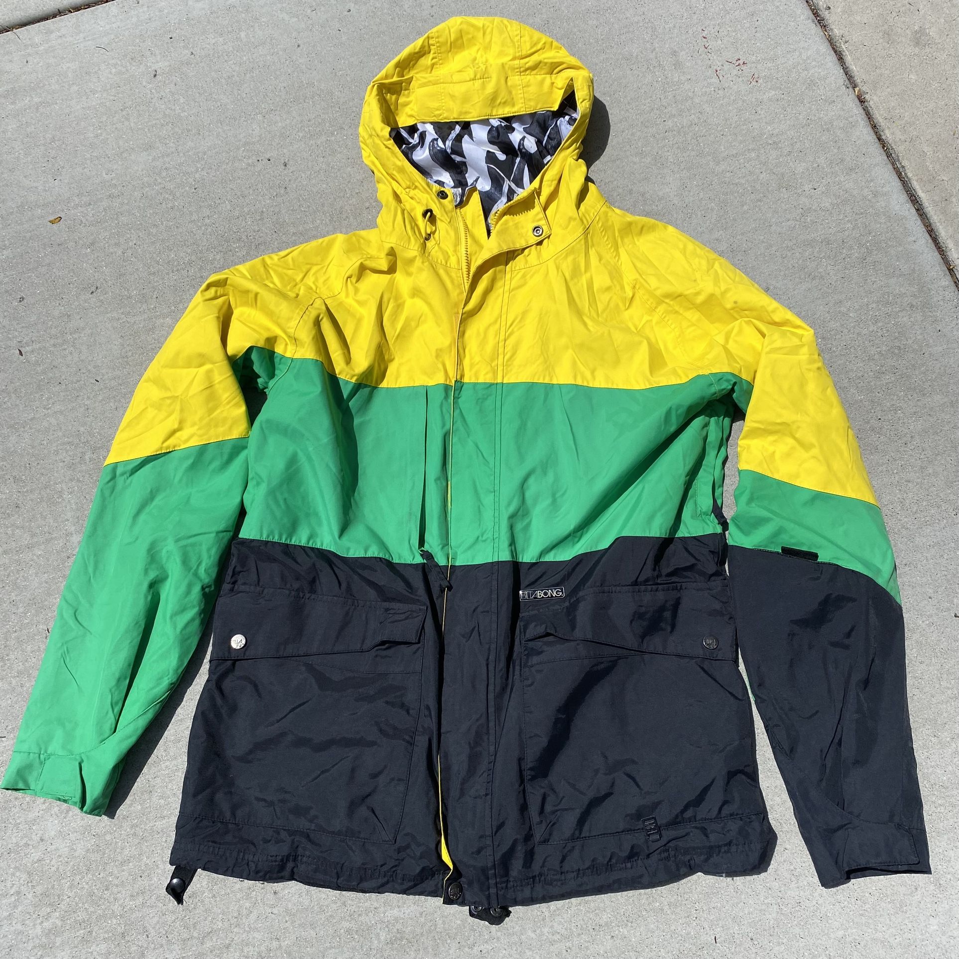 Billabong Ski Snowboard Quest Jacket XLarge Colorblock Waterproof Coat