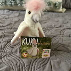 Kuku The Cockatoo Ty Beanie Baby