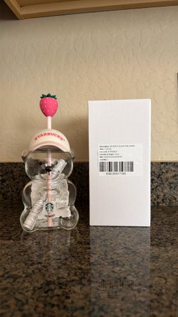 Starbucks bearista pink cup