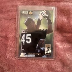 Michael Jordan White Sox Rookie Baseball Card Upper Deck