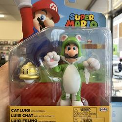 NINTENDO 4" CAT LUIGI, New in Box