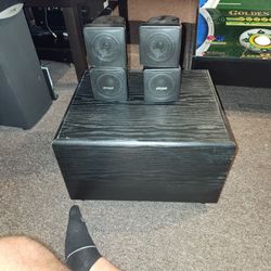 10" Subwoofer and Duel Tweeter Speakers Optimus 
