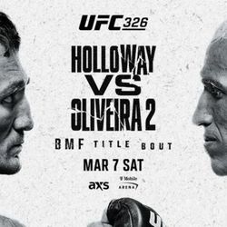 UFC 326: Holloway vs Oliveira 2