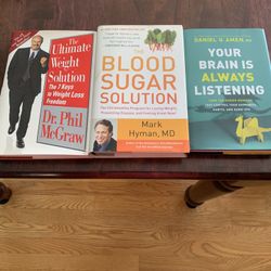 Health Books Dr Phill, Mark Hyman, Daniel G Amen