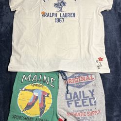 Polo Ralph Lauren Classic Fit Polo Bear Jersey T-shirt &Shorts XL