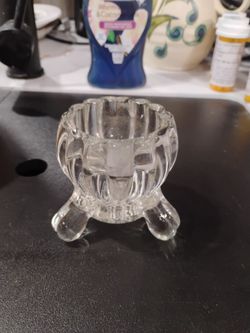 Vintage Jeanette Glass Candle Holder