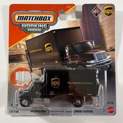 Matchbox Working Rigs 2026 UPS International Durastar Box Truck