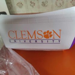 BRAND NEW IN PACKAGE 25 CLEMSON TIGERS DISPOSABLE  SNACK TRAYS