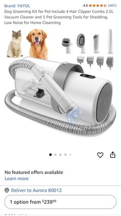 Pet Grooming Kit and Vacuum 8 In 1 Brand New 