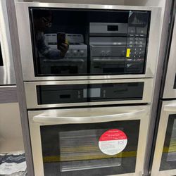 Electric Wall Oven And Microwave Combination
