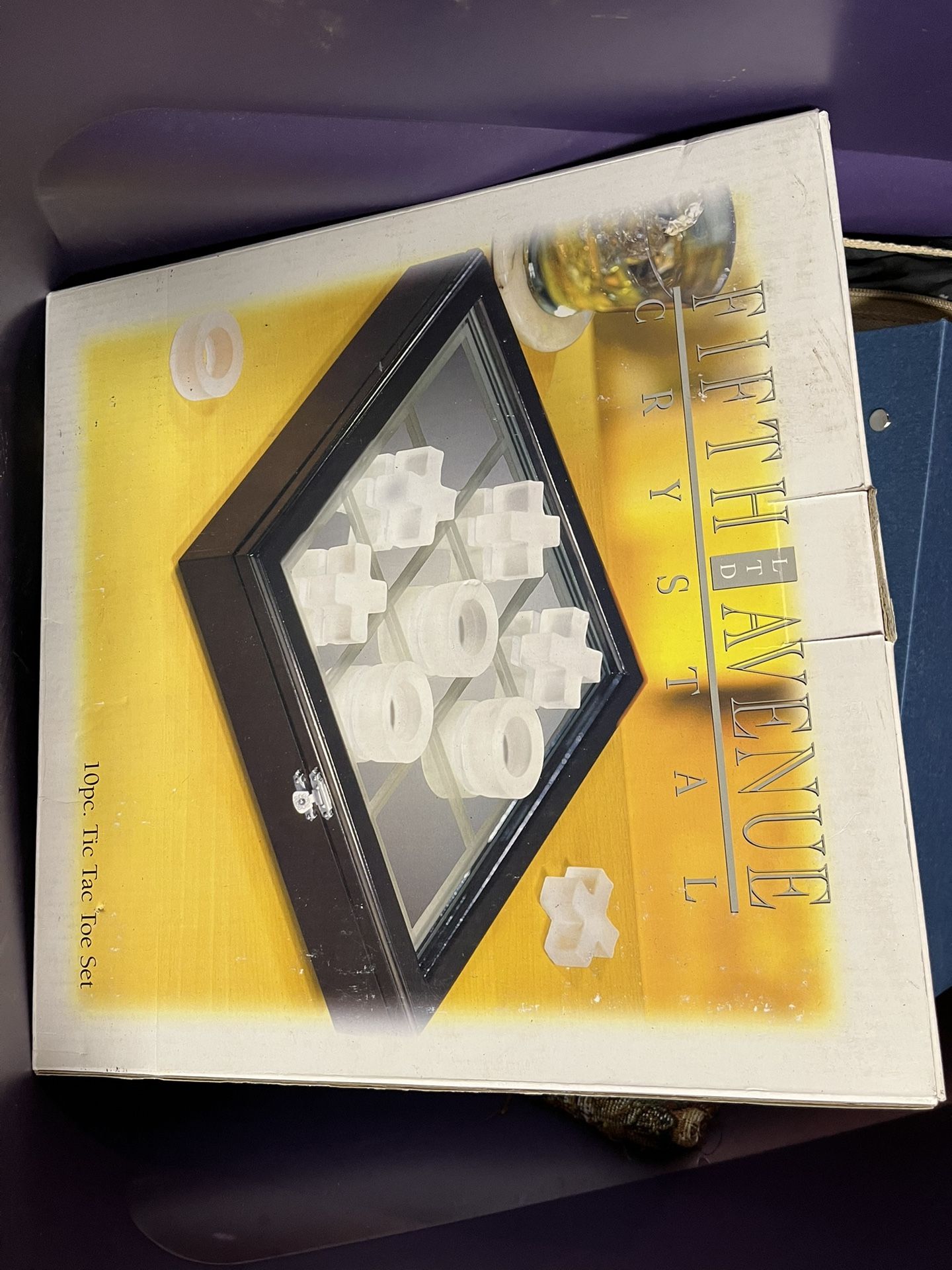 Free Glass Tic Tac Toe Game Set