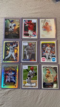 Shohei Ohtani Baseball Card Lot (9 Cards)