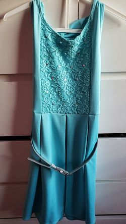 Girls Pretty Blue Dress