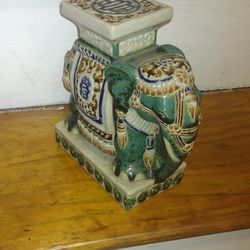 Elephant Ceramic Statue 