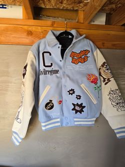 civilresim varsity jacket looney tune collaboration