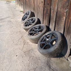 Used Previously On A Dodge Charger 18-in Rims Complete Set