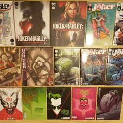 DC Suicide Squad Joker Harley Comic Lot of 15 NM Includes Black Label