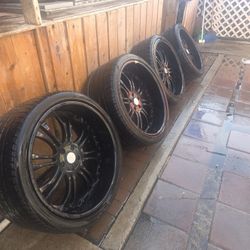 22 Inch Asanti Staggered 5x115