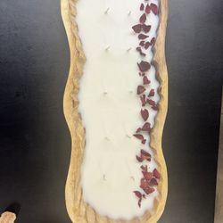 45.5 Oz 100% Coconut Wax. Mahogany & Roses 