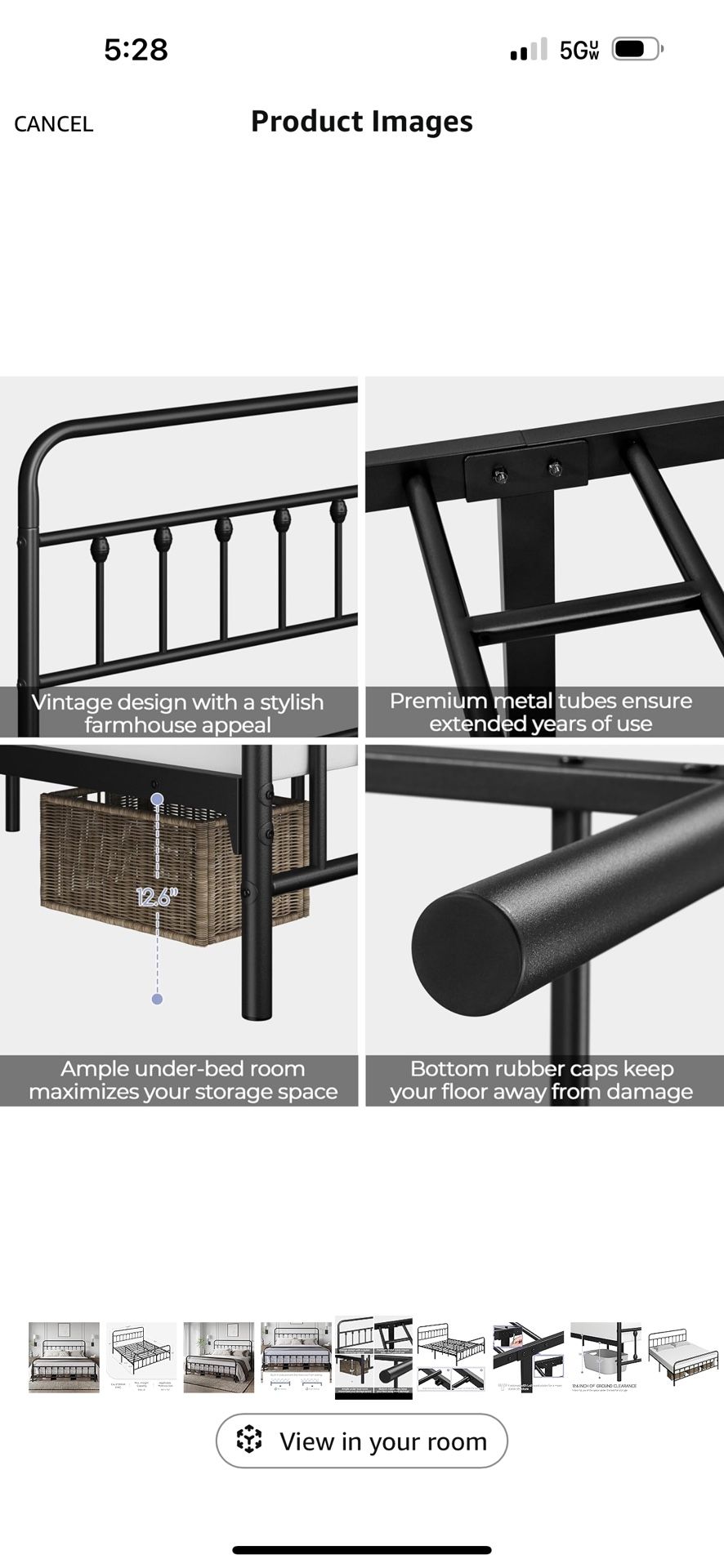 Cali King Bed Frame