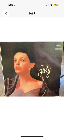 JUDY GARLAND SELF TITLED FRENCH PRESS VINYL LP RECORD ALBUM NELSON RIDDLE CLEAN