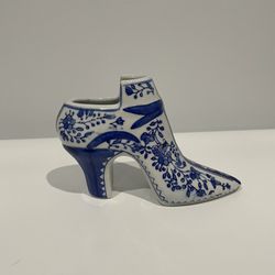 Vintage Victorian Decorative Porcelain Lady's Shoe  