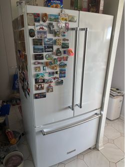 Kitchen Aid French Door Refrigerator  Dispense