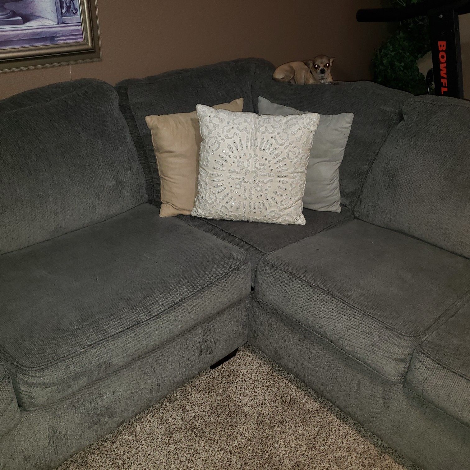 Newer 3pc Sectional Couch